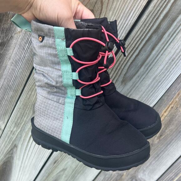 Bogs Kids Snownights Waterproof Insulated Winter Boots Size 12 - Picture 1 of 9